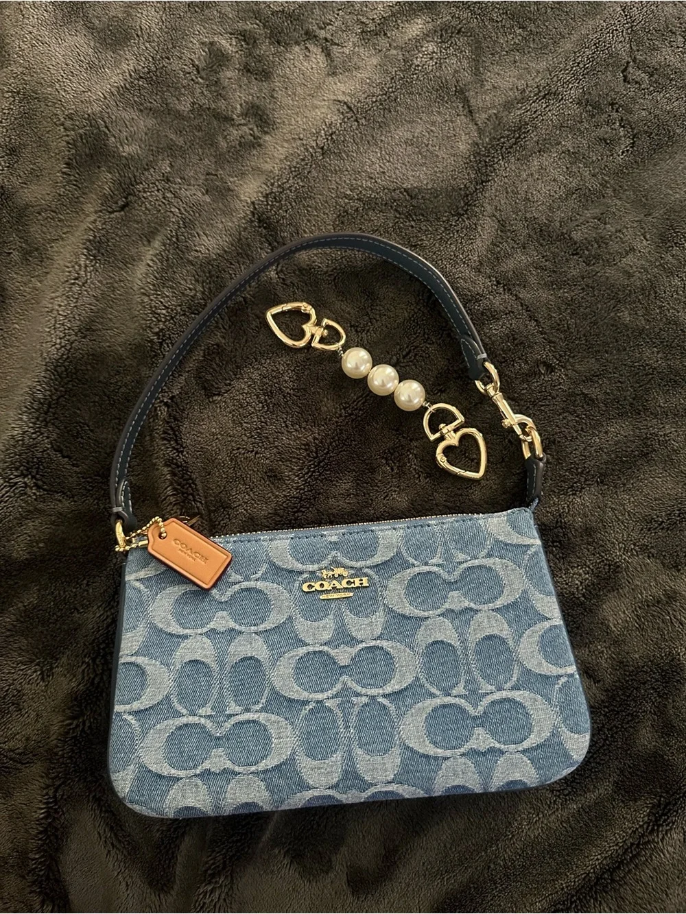 Coach blue Denim nolita bag